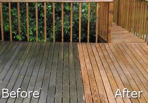 Jet Washing Before and After